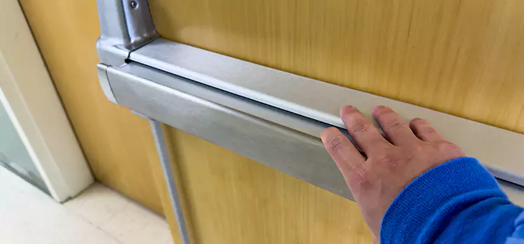 Installing a Push Bar on a Door Melrose Park